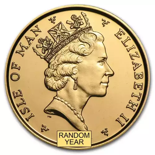 1oz The Isle of Man The Angel .999 Gold Coin BU