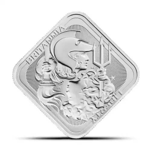 1oz UK Royal Mint Britannia and Liberty .9999 Silver BU Bar