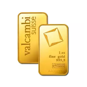 1oz Valcambi Minted .9999 Gold Bar