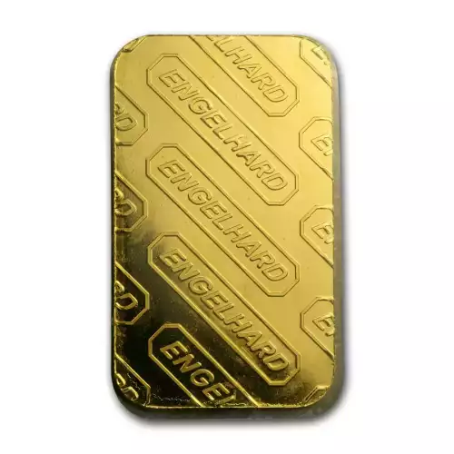 1oz Vintage Engelhard .9999 Gold Bar in Assay (4)