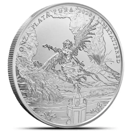 1oz Zombucks World Libertattered BU .999 Silver Round (2)
