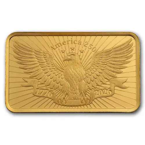 2.5g PAMP 250th Anniversary of the USA .9999 Gold Bar in Assay  (3)