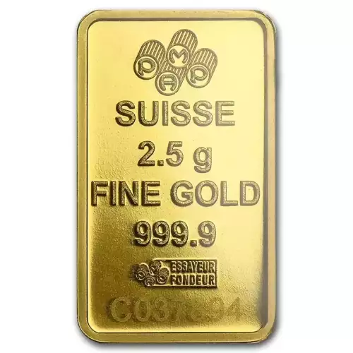 2.5g PAMP Fortuna .9999 Gold Bar in Assay (5)