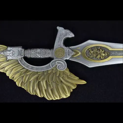 2.5oz South Korea The Sword of St. Gabriel .999 Silver Gold Gilt Edition (3)