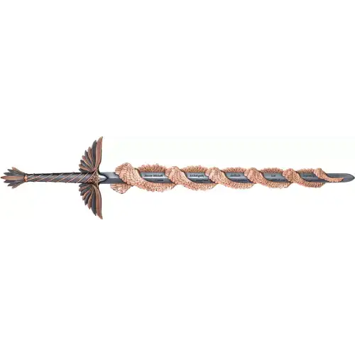 2.5oz South Korea The Sword of St. Michael .999 Silver Rose Gold Gilt Edition
