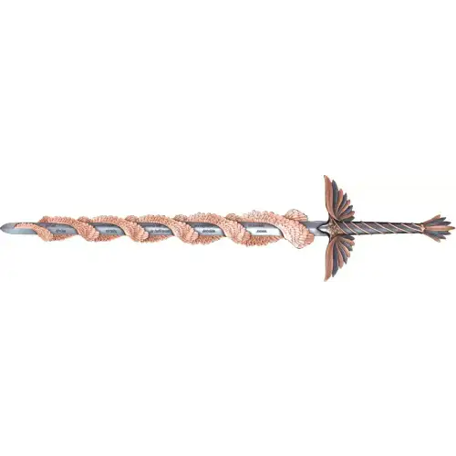 2.5oz South Korea The Sword of St. Michael .999 Silver Rose Gold Gilt Edition (2)