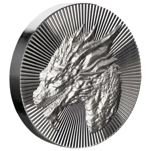 2 oz Scottsdale Dragon Stacker .999 Silver Round