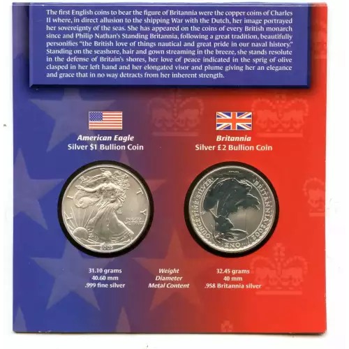 2003 2-Coin Legacies of Freedom Silver Coin Set
