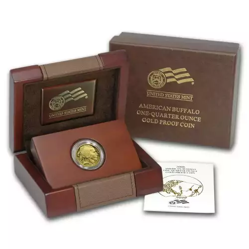 2008 - 1/4oz Gold Buffalo  Proof - with Original Govt Packaging
