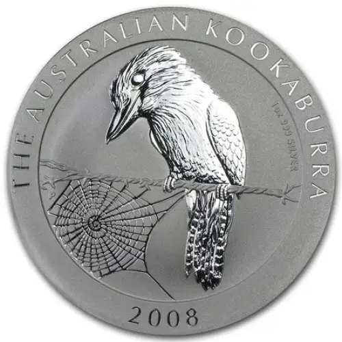 2008 1oz Australian Perth Mint Silver Kookaburra