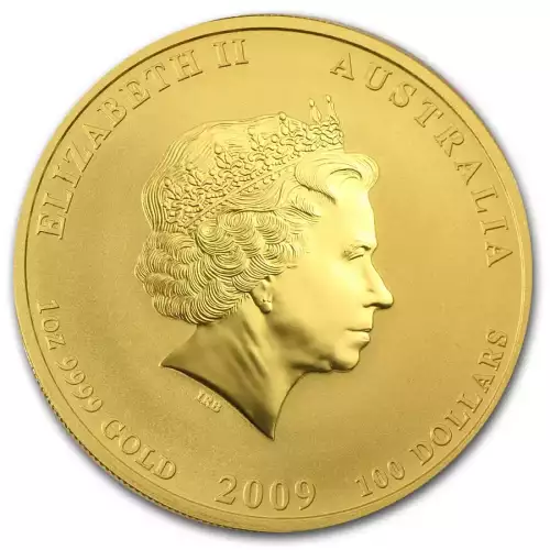 2009 1oz Australian Perth Mint Gold Lunar II: Year of the Ox (2)