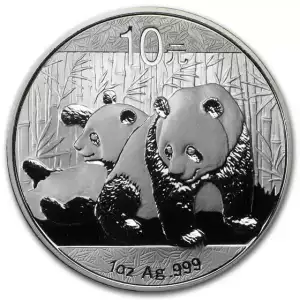 2010 1oz Chinese .999 Silver Panda (2)