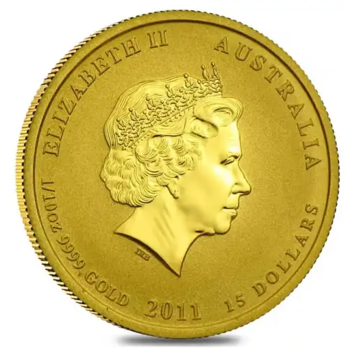 2011 1/10oz Australian Perth Mint Gold Lunar II: Year of the Rabbit (2)