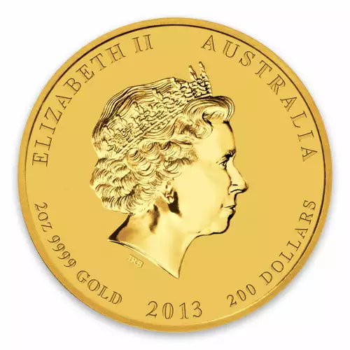 2013 2oz Australian Perth Mint Gold Lunar II: Year of the Snake (2)