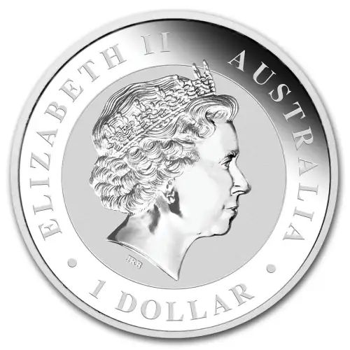 2014 1oz Australian Perth Mint Silver Kookaburra - Horse Privy Mark
