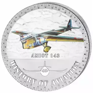 2014 Burundi History of Aviation Amiot 143 20g Silver Coin (3)