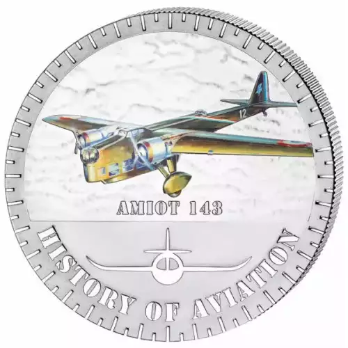 2014 Burundi History of Aviation Amiot 143 20g Silver Coin (3)