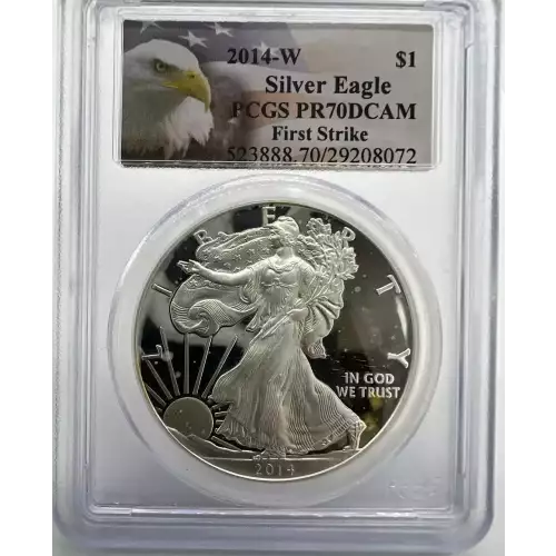 2014-W $1 Silver Eagle First Strike, DCAM (2)