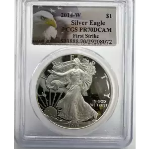 2014-W $1 Silver Eagle First Strike, DCAM (2)