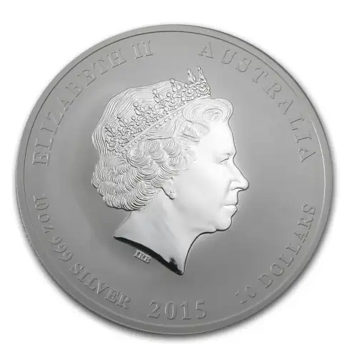 2015 10oz Australian Perth Mint Silver Lunar II: Year of the Goat (2)