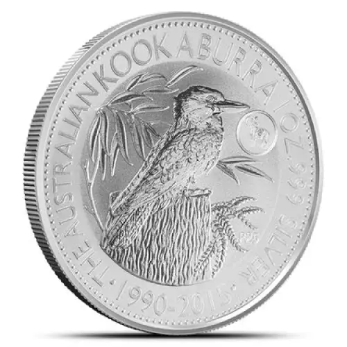 2015 1oz Australian Perth Mint Kookaburra W/ Goat Privy Mark .999 Silver Coin