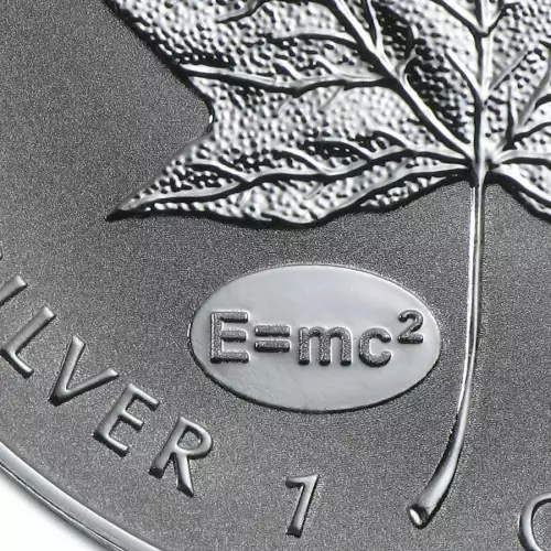 2015 1oz Canada Reverse Proof .9999 Silver Maple W/ E=MC2 Privy (3)