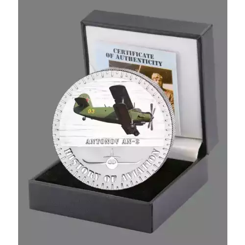 2015 Burundi History of Aviation Antonov AN-2 20g Silver Coin (2)