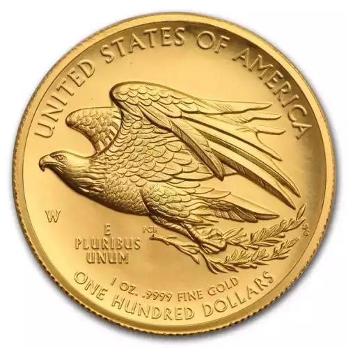 2015-W $100 High Relief .9999 Fine Gold Thomas Cleveland Art Deco
