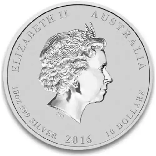 2016 10oz Australian Perth Mint Silver Lunar II: Year of the Monkey (2)