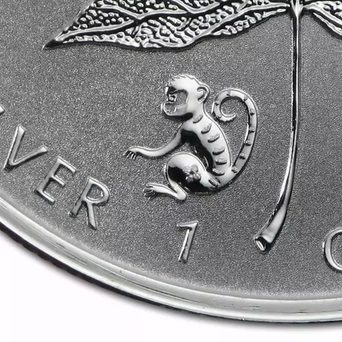 2016 1oz Canadian .9999 Silver Maple Leaf Lunar Monkey Privy Coin (3)