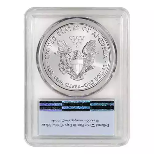 2016 1oz Silver Eagle  - PCGS MS 70 First Strike 30th Anniversary Chipped Holder