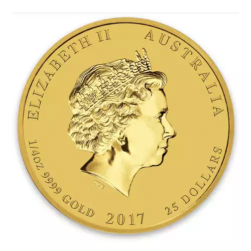2017 1/4oz Australian Perth Mint Gold Lunar II: Year of the Rooster (2)