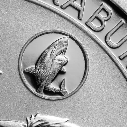 2017 1oz Australia Perth Mint Kookaburra with Shark Privy .9999 Silver Coin (4)