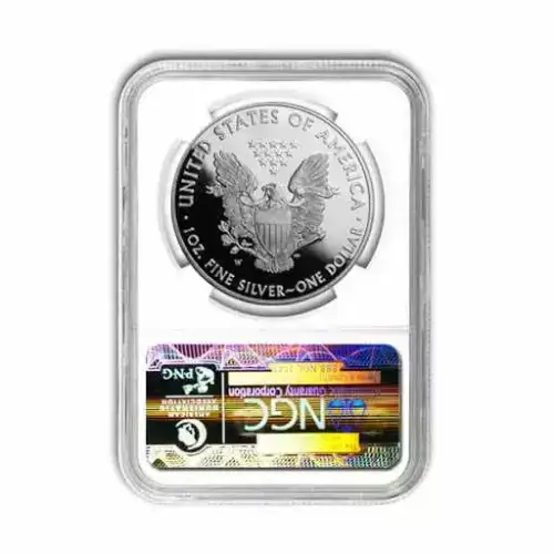 2017 W 1oz American Proof Silver Eagle NGC PF70 Ultra Cameo Edmund C Moy Signed