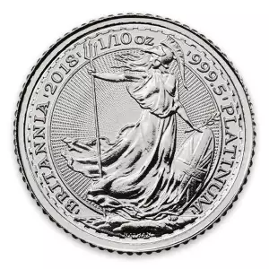 2018 1/10oz British Platinum Britannia Coin (2)