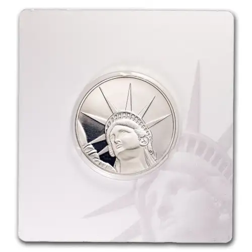 2019 1.5 oz Solomon Islands Lady Liberty Silver Proof In Assay
