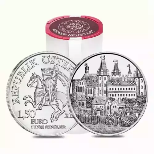 2019 1 oz Austria Wiener Neustadt Vienna .999 Silver BU Coin