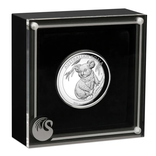 2019 1oz Australia Perth Mint KOALA HR Proof .999 Silver Coin  (3)