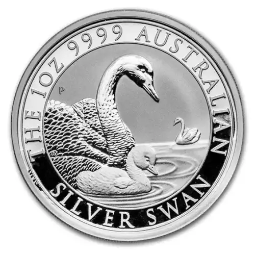 2019 1oz Australia Perth Mint Swan .9999 Silver Coin