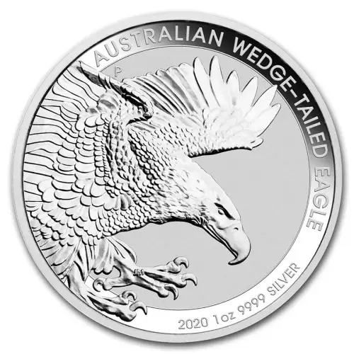 2020 1oz Australia Perth Mint Wedge-Tailed Eagle .9999 Silver