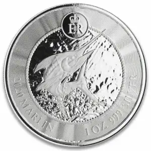 2020 1oz Scottsdale Mint Cayman Islands Marlin .999 Silver Coin