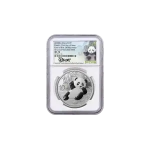 2020 30g China Shenzhen Mint Panda .999 Silver Coin NGC MS70 First Releases