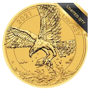 2021 1/4oz Australian Perth Mint Osprey .9999 Gold Coin