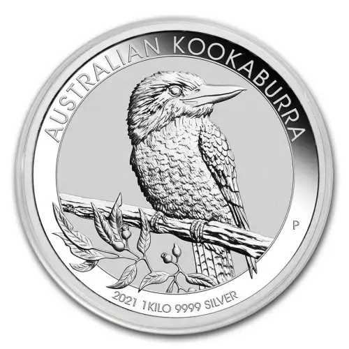 2021 1kg Australian Perth Mint Kookaburra .9999 Silver Coin (2)