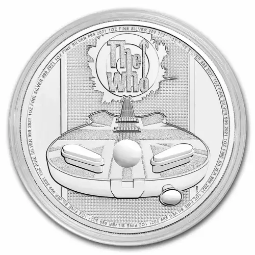 2021 1oz Great Britain Royal Mint Music Legends Series: The Who .999 Silver BU Coin (3)