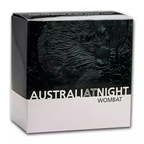 2021 1oz Perth Mint .9999 Silver Proof Australia at Night (Wombat) Coins (2)