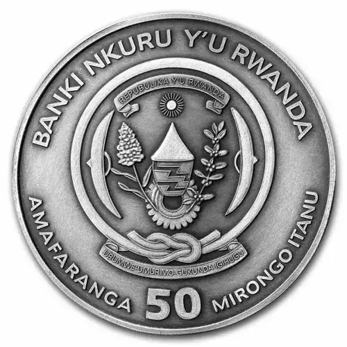 2021 1oz Rwanda Nautical Series - Sedov Ultra High Relief .999 Silver Coin Antiqued (3)