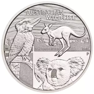  2021 2 oz Perth Mint .999 Silver Australian Wildlife Coin (2)