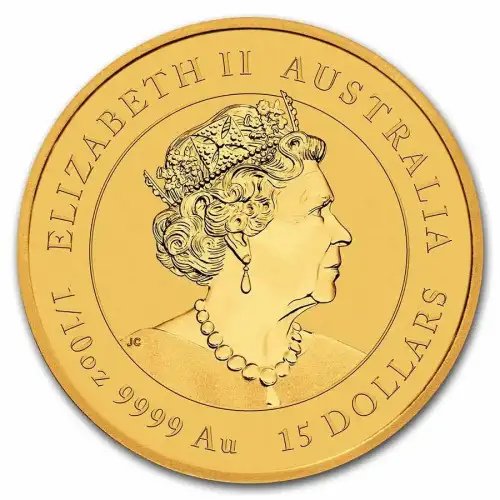 2022 1/10oz Australian Perth Mint .9999 Gold Lunar III: Year of the Tiger (2)
