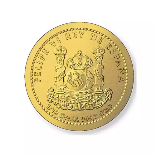 2022 1/10th oz Spanish .9999 Gold Lynx Coin (2)